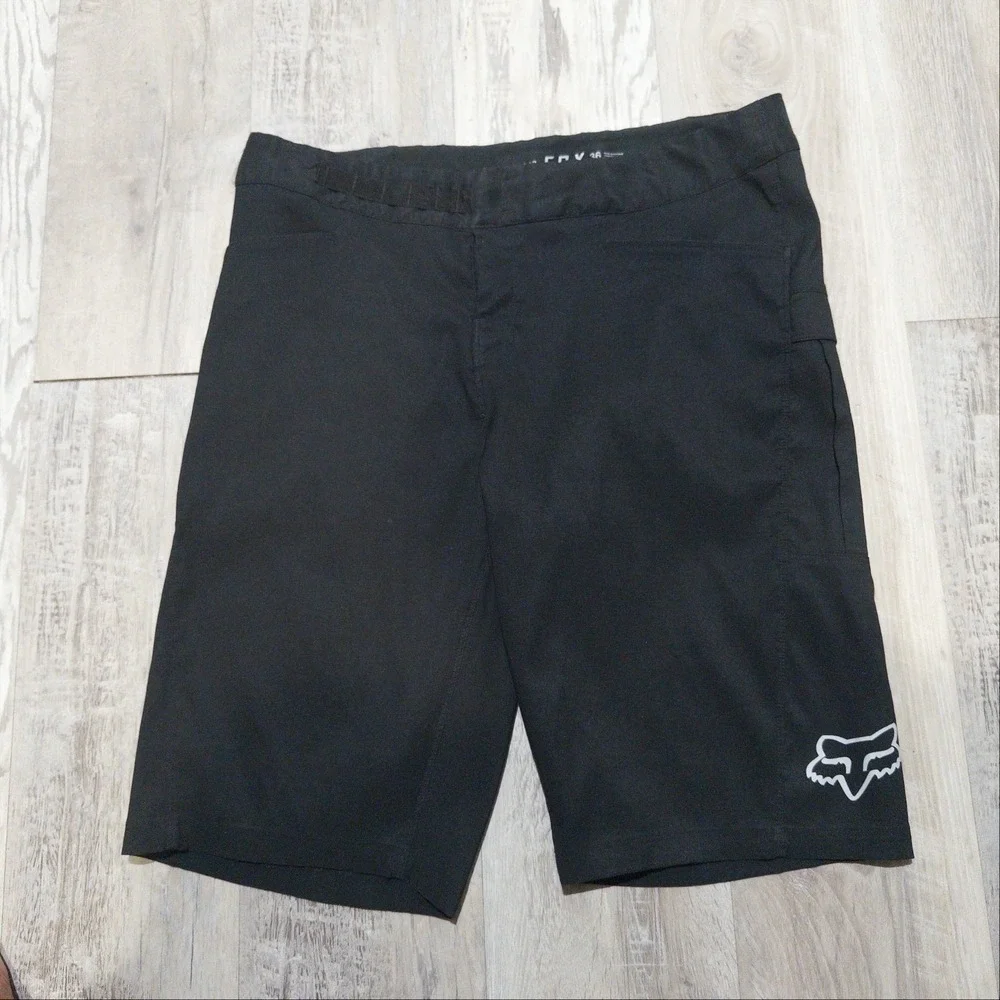 Fox Ranger Running Mountain Bike Shorts Mens 36 Black MTB Cycling Trail - Picture 1 of 6